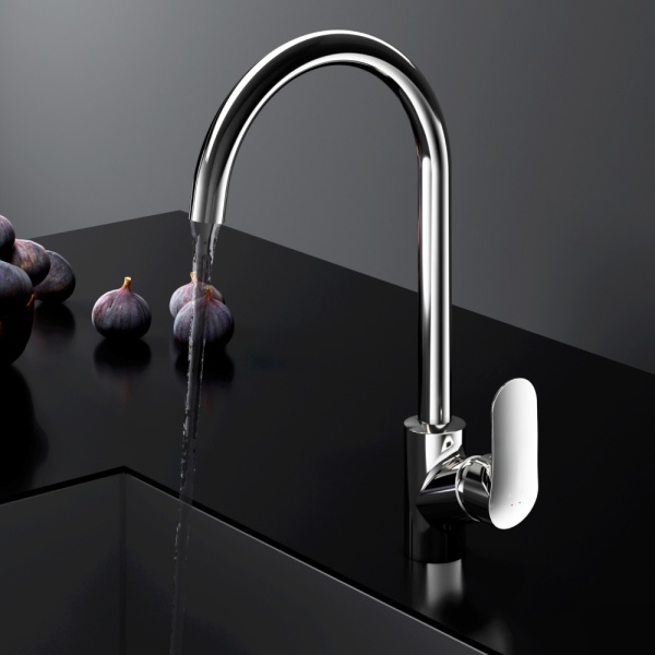 Смеситель для кухни Am.Pm Like F8007100 без подключения к фильтру хром