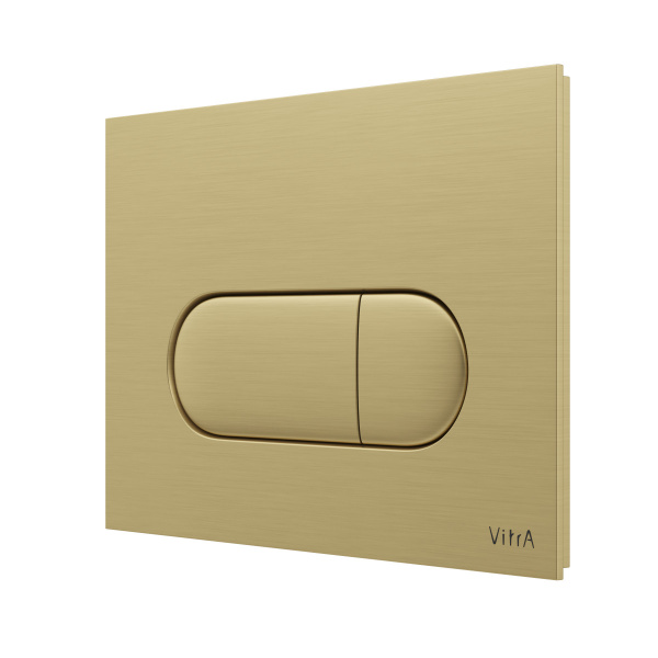 Кнопка смыва механическая VitrA Root Round 740-2225 цвет матовое золото