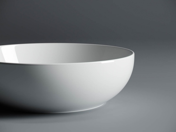 Раковина накладная круглая Ceramica Nova Element CN6020 фарфор цвет белый