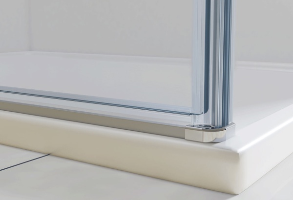 Душевой угол Vincea Extra VSR-1E809010CLB прямоугольный 80/90x100 стекла прозрачные, профиль черный