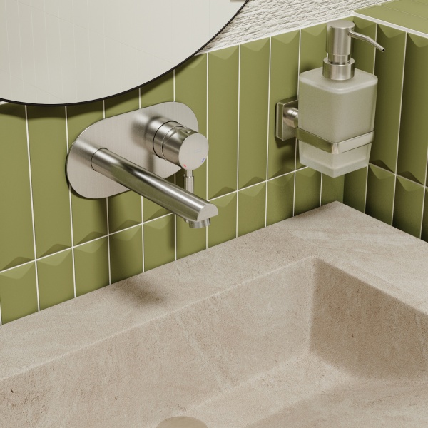 Смеситель для раковины Wasserkraft Wern 4230 никель