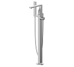 Смеситель для ванны Bravat Arc F66061C-B3-ENG напольный 
без термостата хром