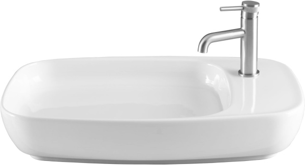 Раковина накладная прямоугольная Allen Brau Liberty 4.32012.20 керамика цвет белый