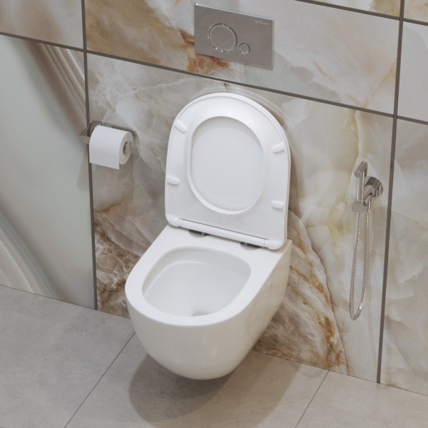 Унитаз подвесной BelBagno Amanda BB051CH-TOR-FC Tornado фаянс белый