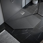 Душевой поддон низкий Vincea VST-4SP VST-4SP1010G пятиугольный литьевой мрамор 100x100 серый матовый Душевой поддон низкий Vincea VST-4SP VST-4SP1010G пятиугольный литьевой мрамор 100x100 серый матовый