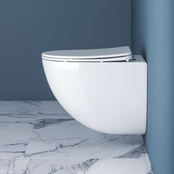 Унитаз подвесной BelBagno Amanda BB051CHR Rimless фаянс белый