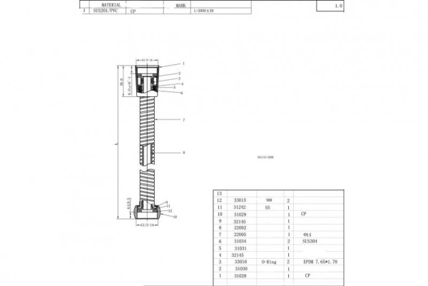 Шланг Bravat  P7234CP-1-RUS  