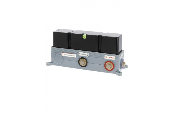 Душевая система со смесителем ALMAes Olef TVZ-0898 монтаж встраиваемая в стену с термостатом черный матовый