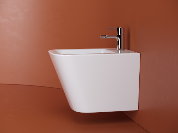 Биде подвесное Ceramica Nova Union CN4010 фарфор, цвет белый