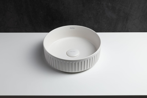 Раковина накладная круглая Allen Brau Fantasy 4.11032.21 керамика цвет белый матовый