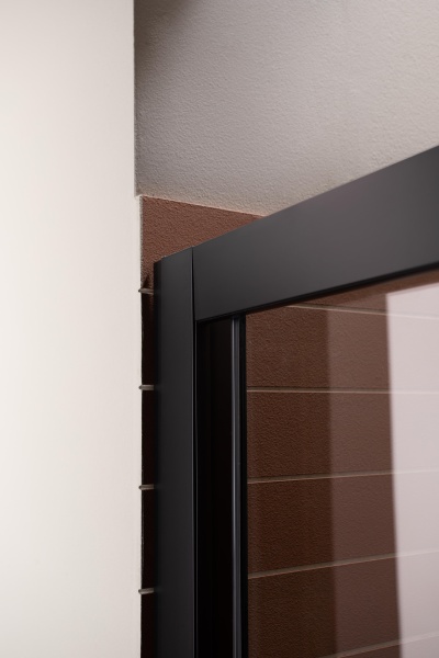 Душевая дверь Aquanet Pleasure AE60-N-140H200U-BT 140 см стекла прозрачные, профиль черный