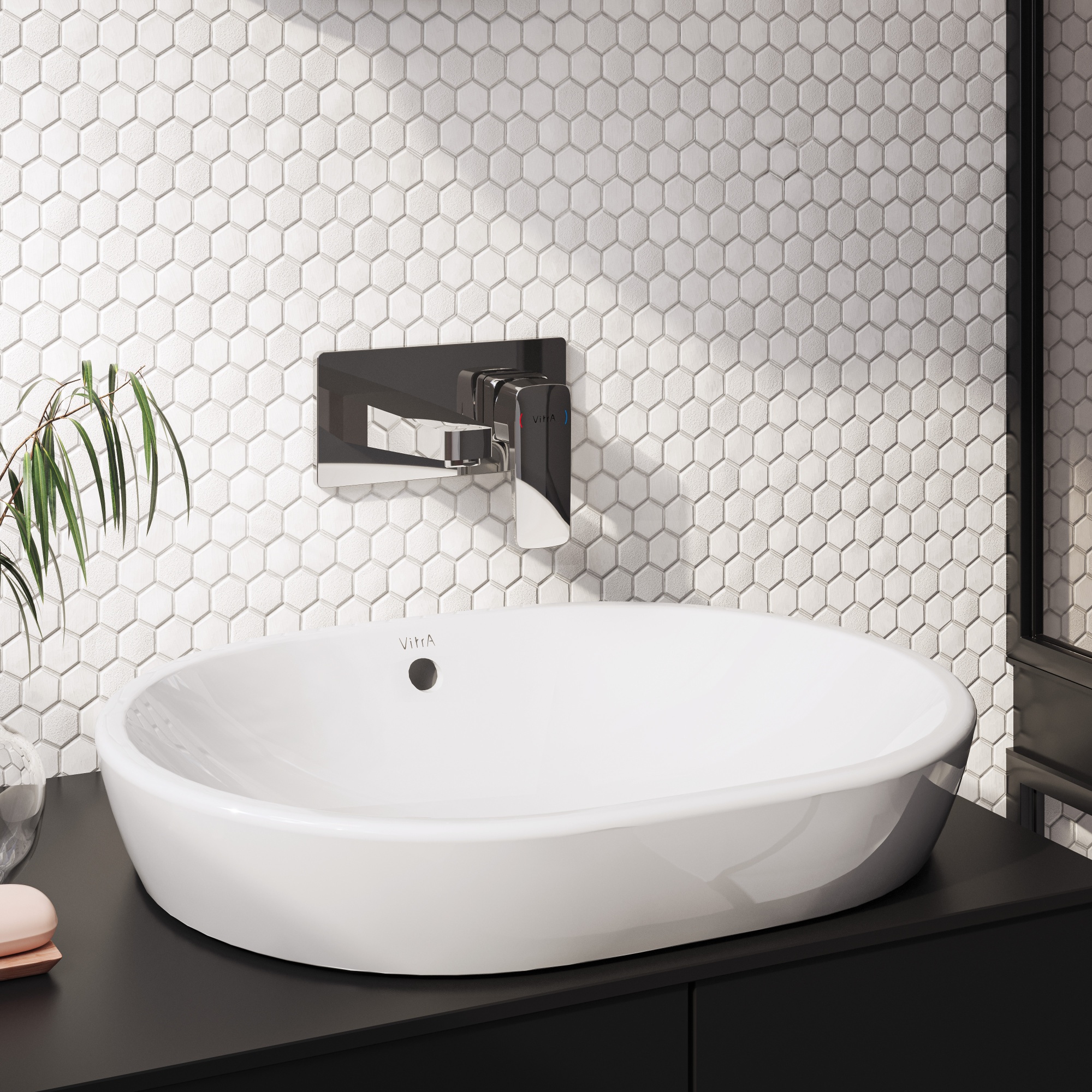 Смеситель для раковины VitrA Root Square A42738EXP хром