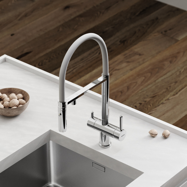 Смеситель для кухни Sancos Imola SC4010CHwh с подключением к фильтру хром