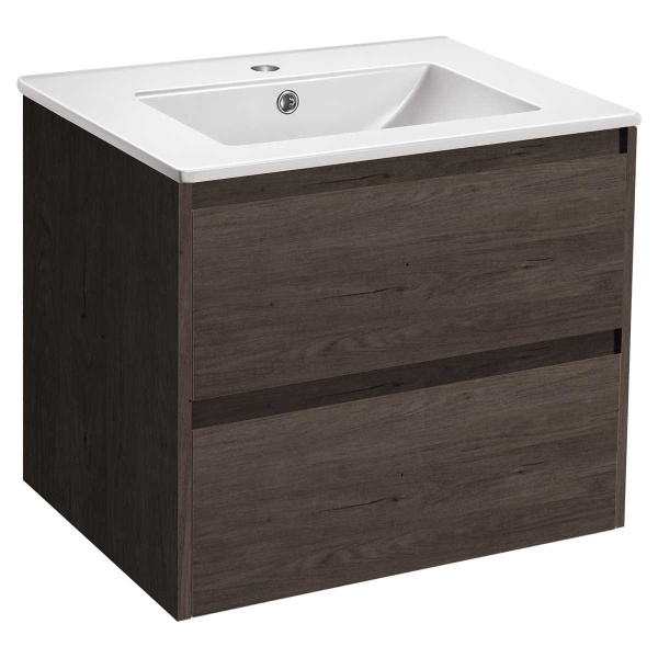 Тумба  подвесная Vincea Gio VMC-2G600RO 60 см  2 ящика цвет R.Oak 