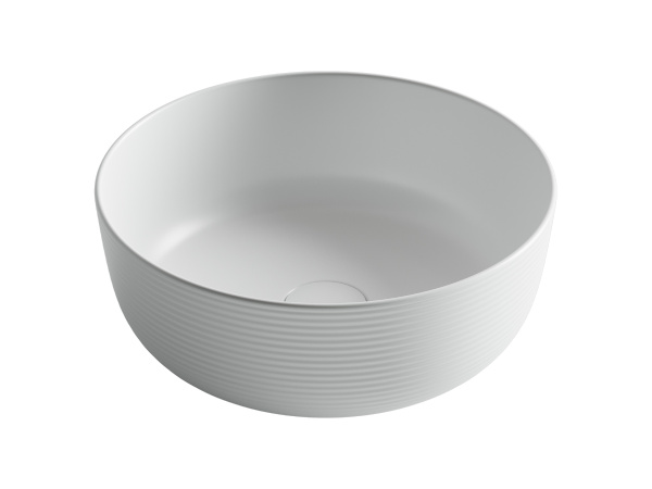Раковина накладная круглая Ceramica Nova Element CN6073MW фарфор цвет белый матовый