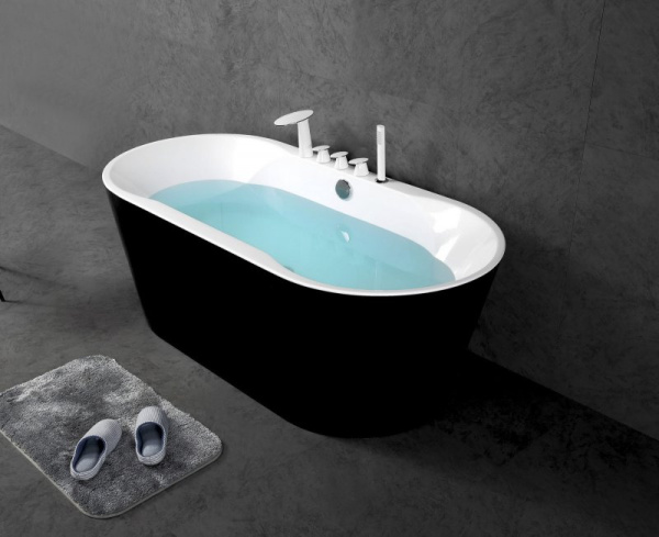 Акриловая ванна BelBagno  BB200-1700-800-NERO 170x80