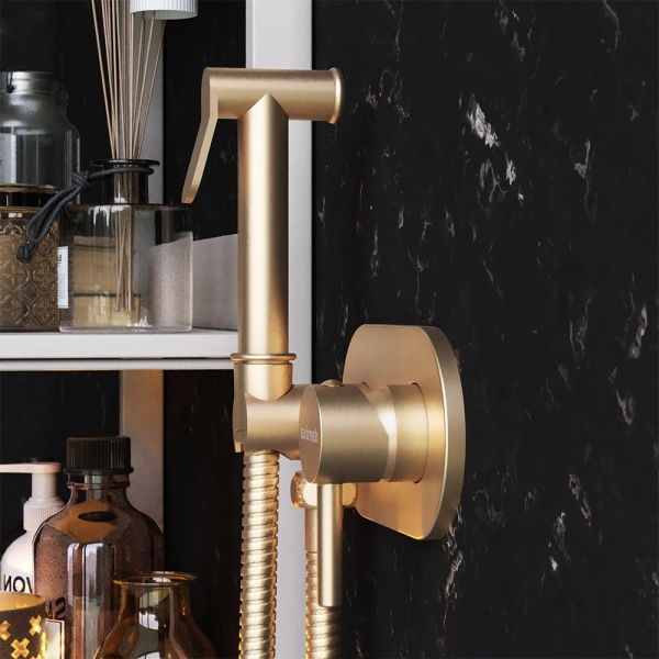 Гигиенический душ Damixa Option 214000000 встраиваемый в стену бронза