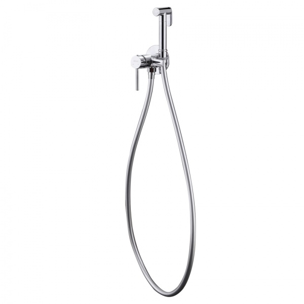 Гигиенический душ Abber Wasser Kreis AF8125 встраиваемый в стену хром