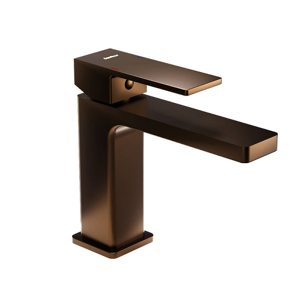 Смеситель для раковины Damixa Gala 530210500 розовое золото матовое