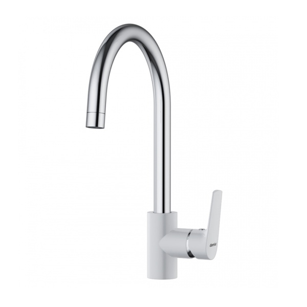 Смеситель для кухни Damixa Origin Balance 790730000 без подключения к фильтру хром/белый