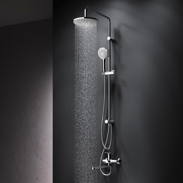 Душевая система со смесителем Am.Pm Gem F40890A94 монтаж настенная без термостата хром