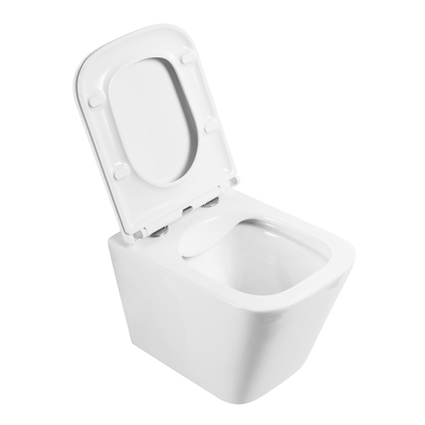 Унитаз подвесной BelBagno Ardente-R BB520CHR/SC Rimless фаянс белый