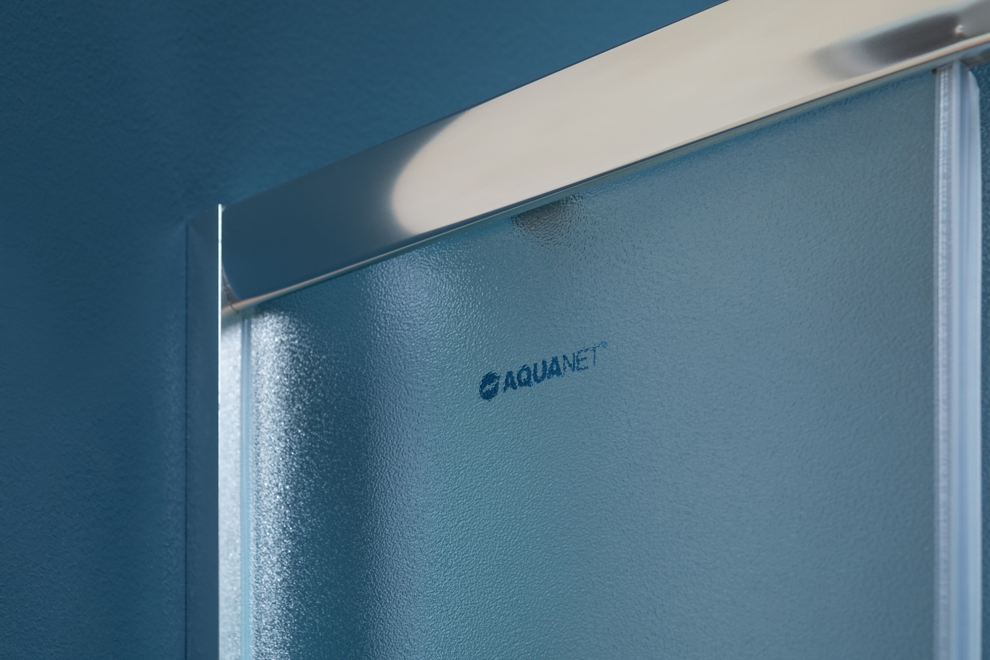 Душевой угол Aquanet  SE-900Q четверть круга  стекла матовые рифленые, профиль хром