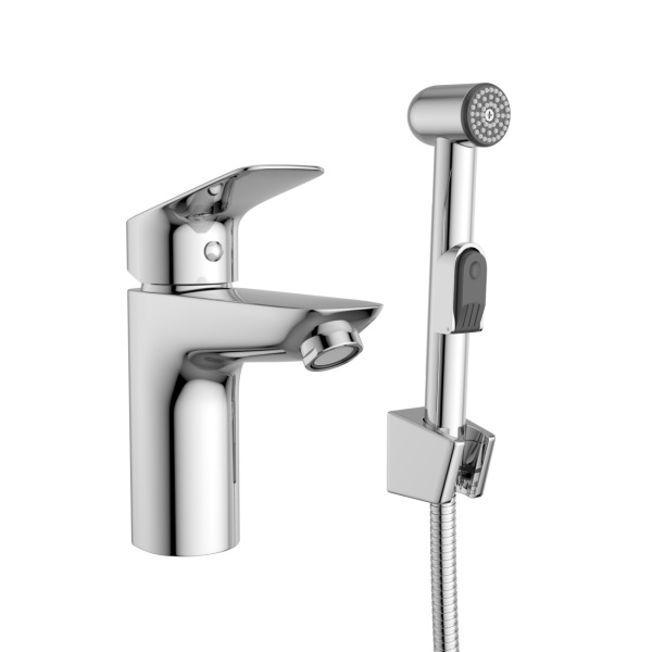 Смеситель для раковины BelBagno Due DUE-LVM/HGN-CRM-W0 хром