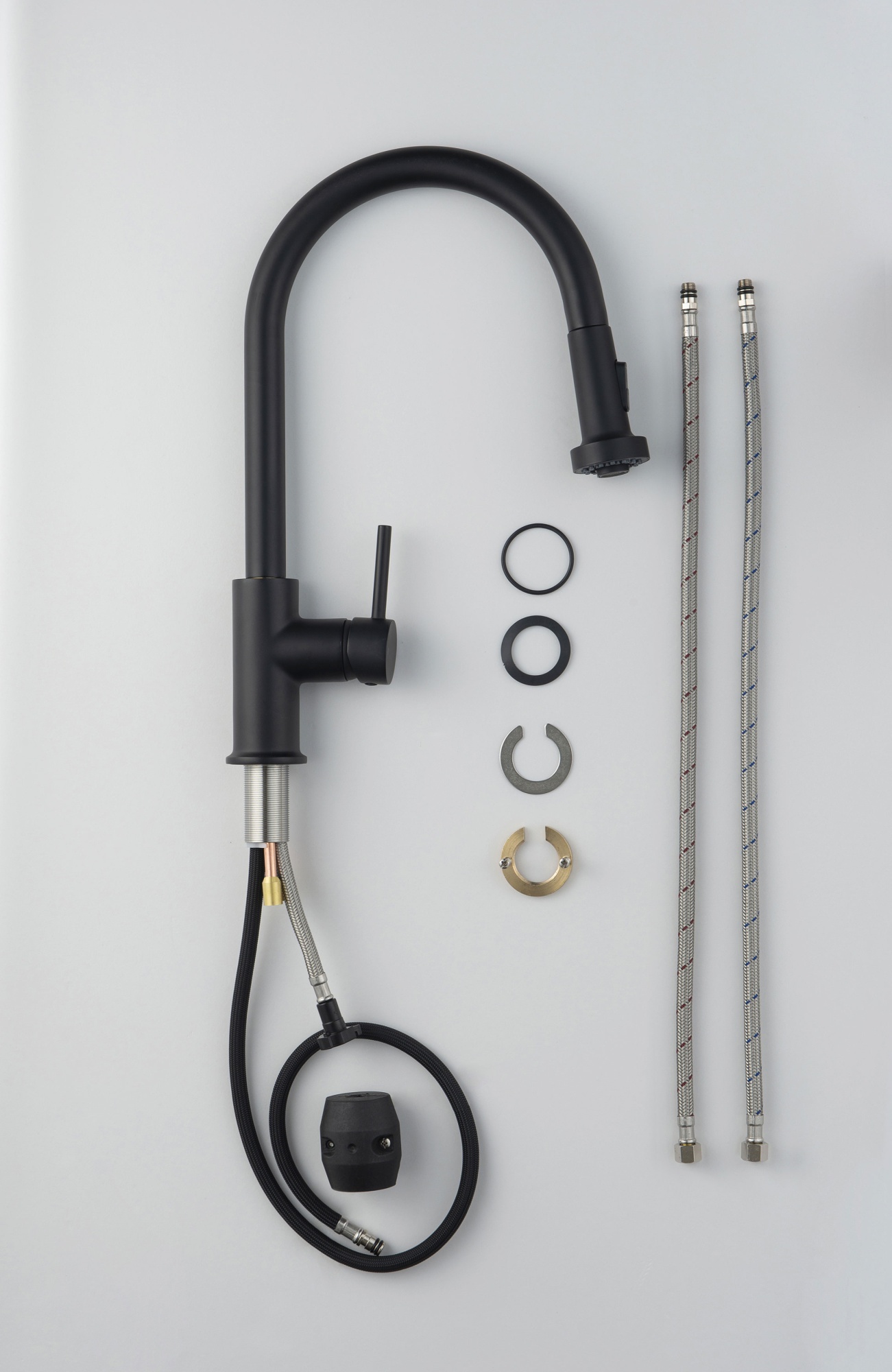 Смеситель для кухни Timo Saona 2316/03FL без подключения к фильтру черный