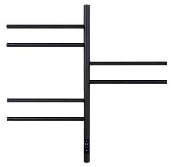 Полотенцесушитель электрический Vincea  П6  40x80 VTD-1S2CBE черный матовый