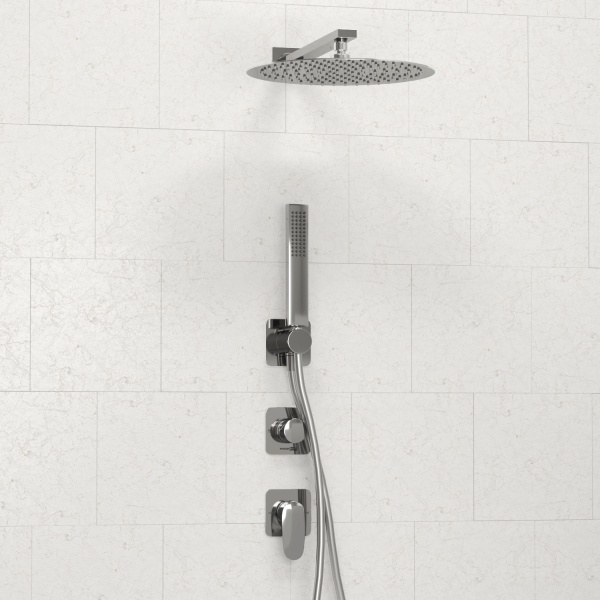 Душевая система со смесителем Wasserkraft Weida 3100 A3151.268.090.116.271.087.103 монтаж встраиваемая в стену без термостата хром