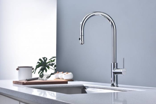 Смеситель для кухни Paulmark Galant Ga213077-CR с подключением к фильтру хром