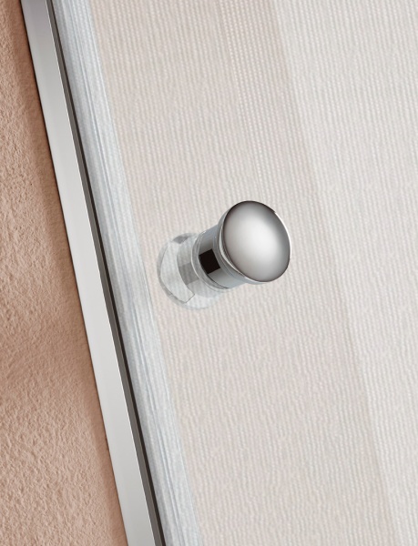 Душевая дверь Cezares Eco ECO-O-B-2-80-P-Cr 80 см стекла рифленые, профиль хром