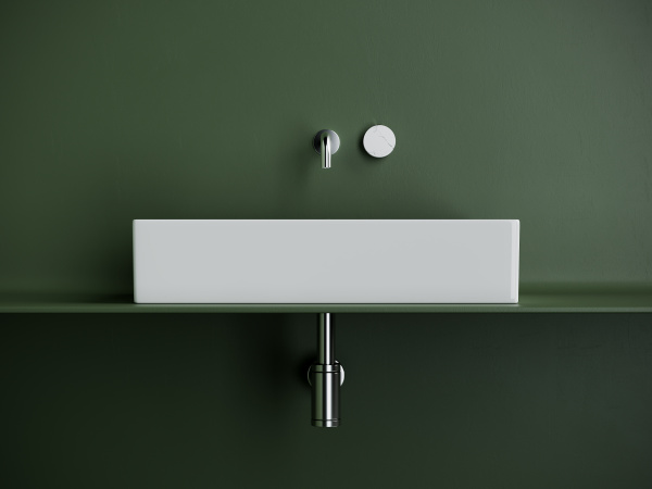 Раковина накладная прямоугольная Ceramica Nova Element CN6070 фарфор цвет белый