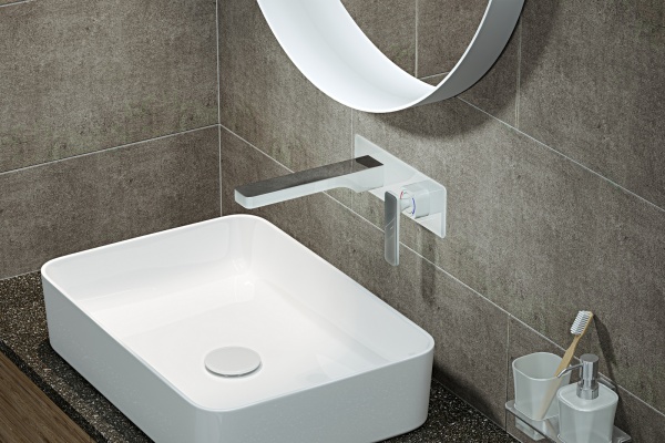 Смеситель для раковины Timo Torne 4371/00-16SM белый/хром