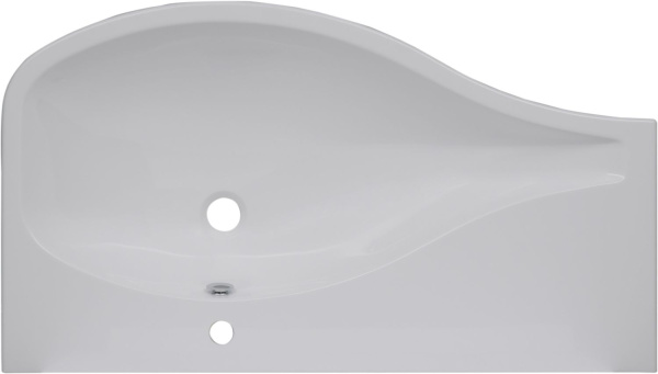 Раковина мебельная прямоугольная Aquanet Сопрано НФ-00007880 литьевой мрамор цвет белый