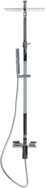 Душевая система со смесителем Allen Brau Infinity 5.21012-00 монтаж настенная без термостата хром