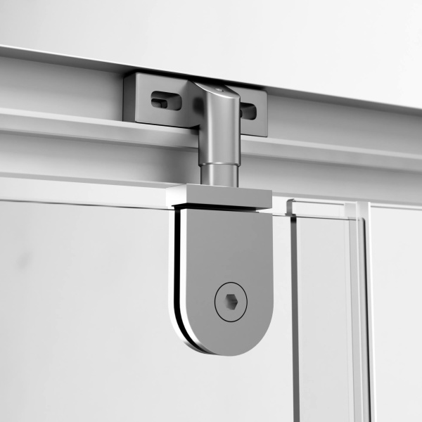 Душевой угол Am.Pm Gem W90G-404-090MT квадратная   стекла прозрачные, профиль серебро