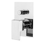 Смеситель для душа на 2 выхода Plumberia Selection TAG TG1001CR встраиваемый в стену 
без термостата хром
