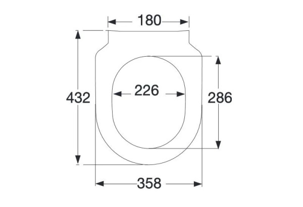 Крышка-сиденье Villeroy &amp; Boch Subway 2.0 9M78S101 цвет белый