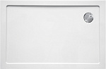 Душевой поддон низкий Cezares SMC TRAY-M-AH-100/80-35-W прямоугольный стеклопластик 100x80 белый