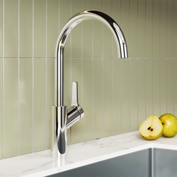 Смеситель для кухни Damixa Eclipse 310720000 без подключения к фильтру хром