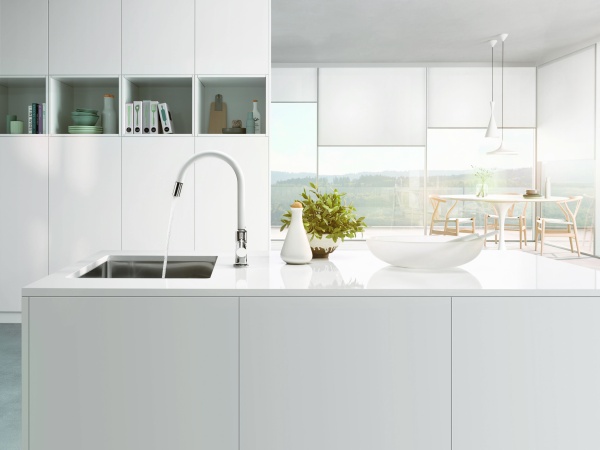 Смеситель для кухни Kludi Bingo Star XS 468519378  белый