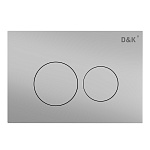 Кнопка смыва механическая D&amp;K Bayern DB1529002.2 цвет матовый хром