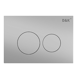 Кнопка смыва механическая D&amp;K Bayern DB1529002.2 цвет матовый хром
