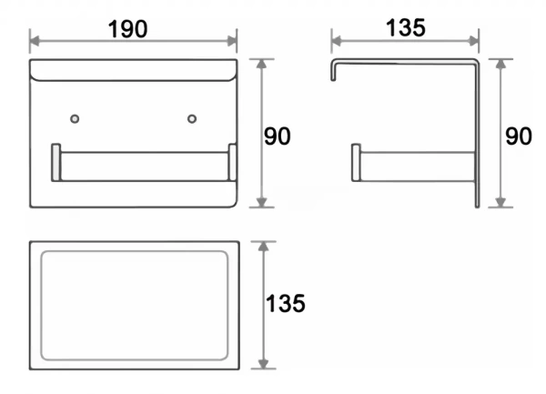 Держатель для туалетной бумаги Boheme New Venturo 10311-CR 