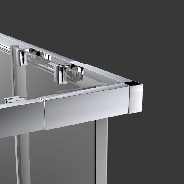 Душевой угол Vincea Rapid VSS-3R80/90CL квадратный 80/90x80/90 стекла прозрачные, профиль хром