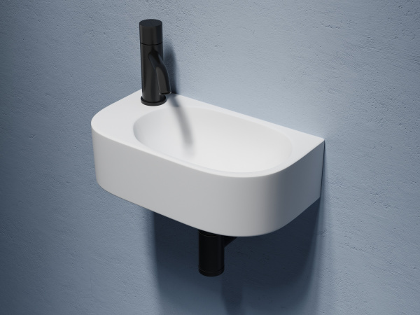 Раковина подвесная прямоугольная Ceramica Nova Element CN6066R фарфор цвет белый