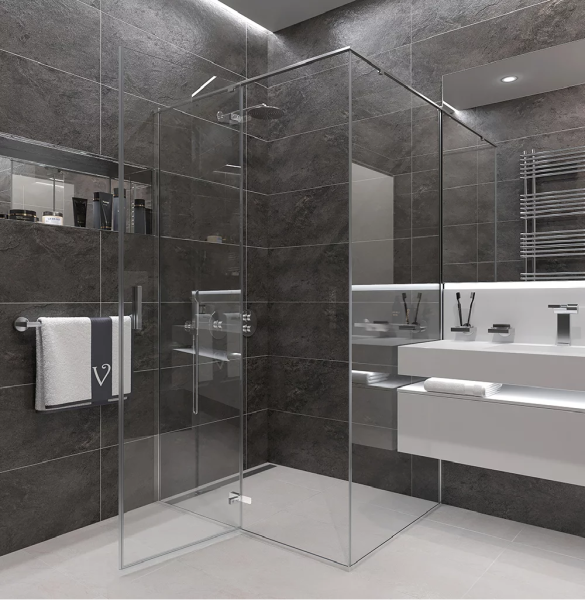 Душевой угол Veconi RV073-90100-01-C4 90x100