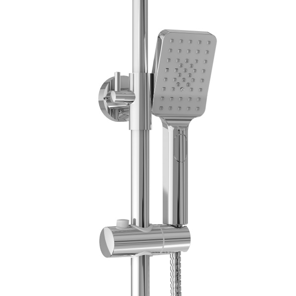 Душевая система со смесителем Grossman Style 500.K35.05.100 монтаж настенная без термостата хром